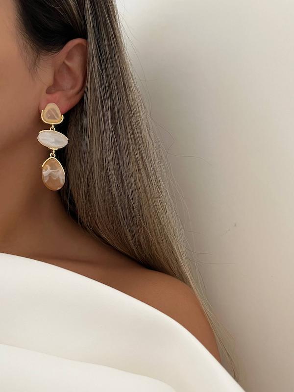 گوشواره دور طلايى
