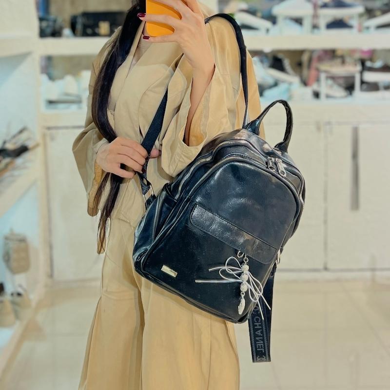 کوله چرمی پاپیونی