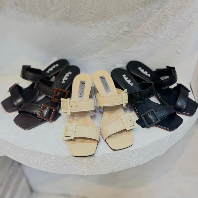 صندل ۲ سگک zara