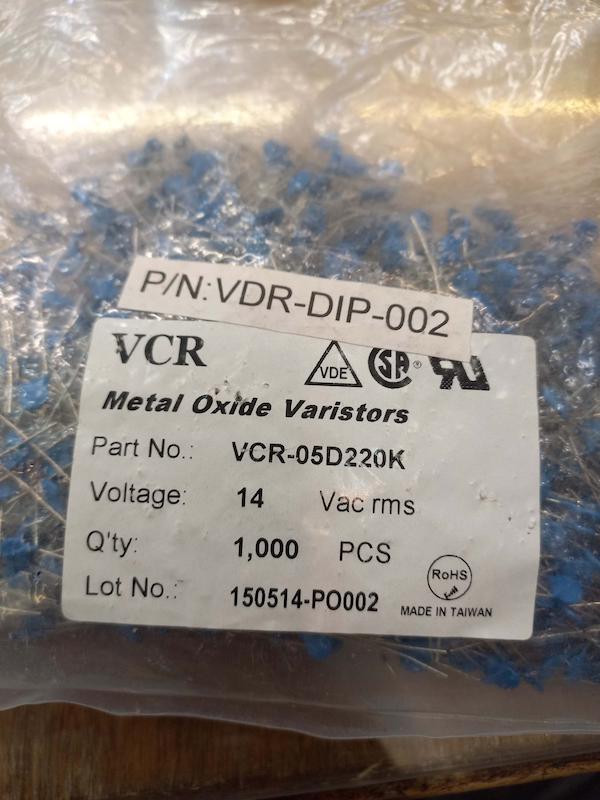 وریستور VCR 05D220k برند ژاپنی