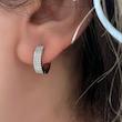 گوشواره نقره حلقه ای رینو