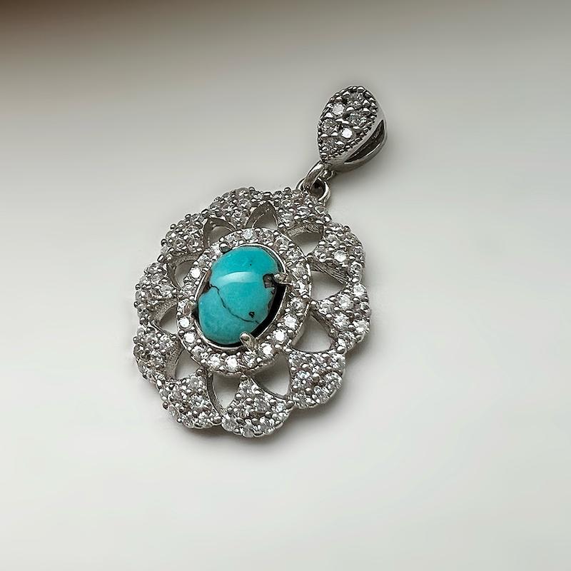 آویز نقره زنانه فیروزه تارگت