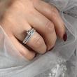 حلقه پشتحلقه نقره زنانه فیدان