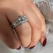 حلقه نقره زنانه مجلسی لوکس 
