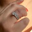 حلقه و پشت حلقه نقره مرسده