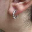 گوشواره نقره حلقه ای نووا