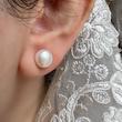 گوشواره نقره مروارید اصل 