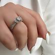 حلقه نقره ظریف زنانه سایان