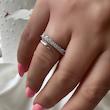 حلقه نقره تنیسی فری سایز