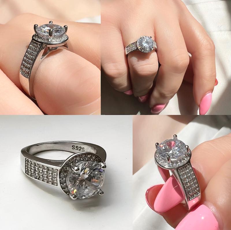 حلقه نقره لوکس مونالیزا