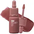تینت لب کره ای مخملی و مات اورجینال کره ای پریپرا periperaink  velvet lip tint شماره ۱۷ 