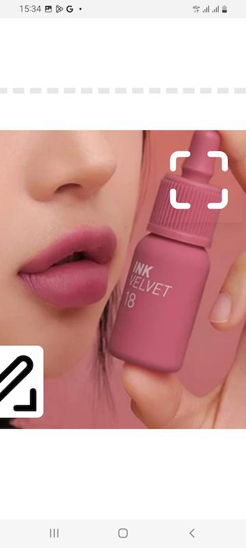 تینت یا رژ لب مایع مخملی و مات اورجینال کره ای پریپرا peripera ink lip tint شماره 18 
