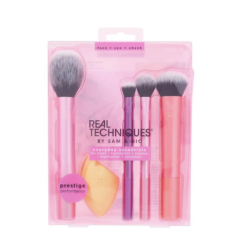 ست براش و پد آرایشی ریل تکنیک ( Real Techniques ) مدل Everyday Essentials