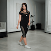 ست تیشرت و شلوارک قواره‌دار بغل‌توری طرح Nike