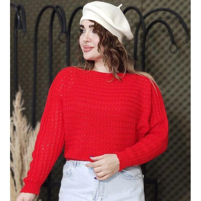 نیم تنه بافت مدل مینو