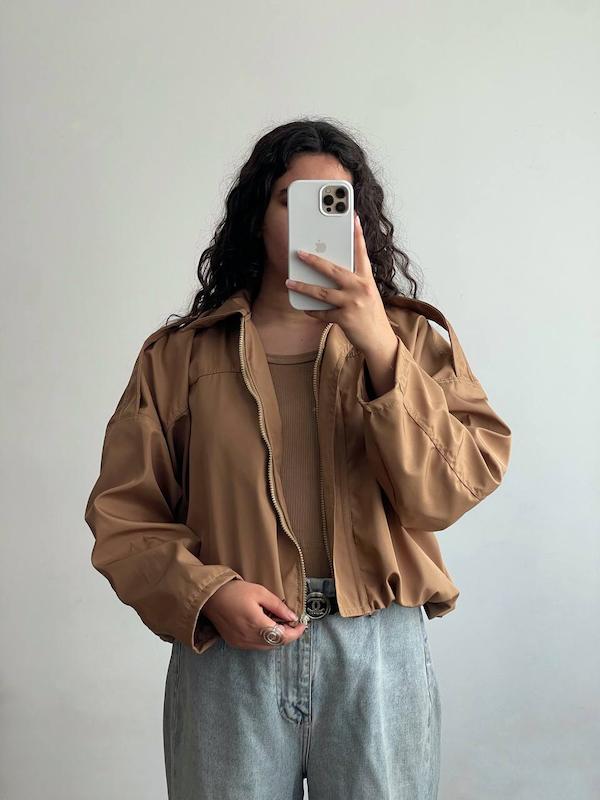 بامبر جکت آستردار نسکافه ای کد 109