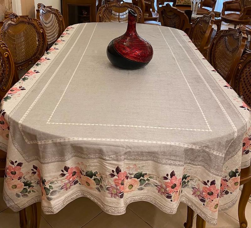 رومیزی طرح گل