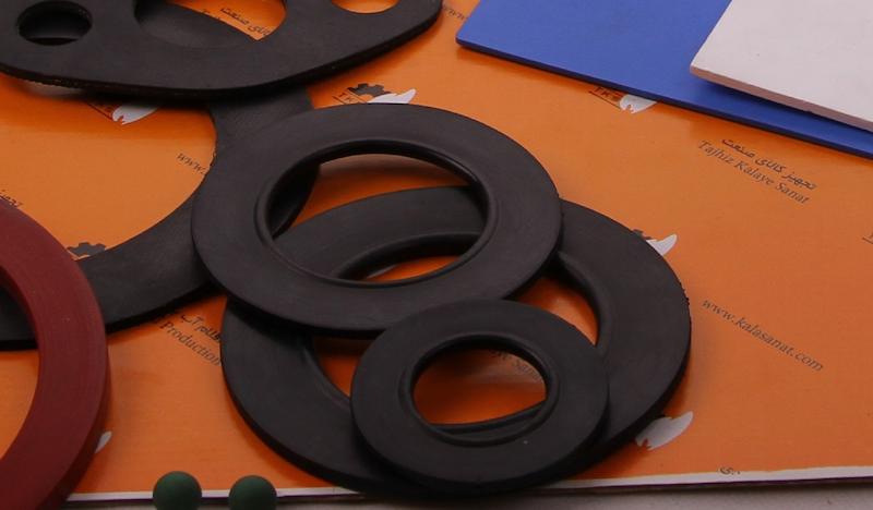 گسکت الاستومر/استیل برند takseal مدل G-ST-P/S متریال EPDM/CS Insert 