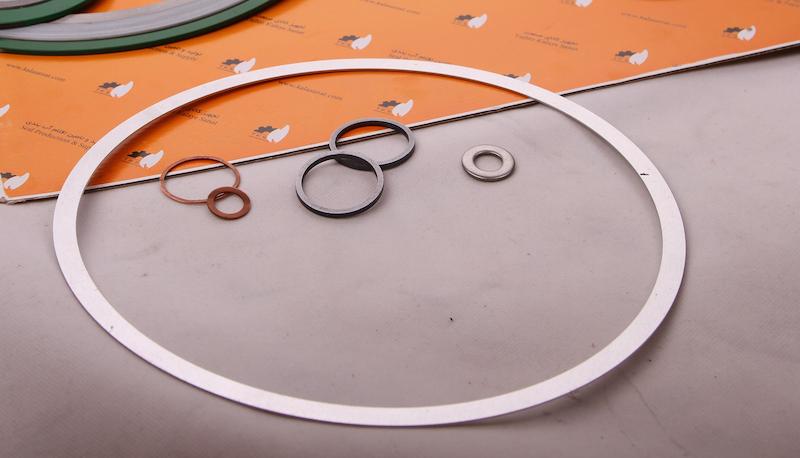 واشر فلزی برند takseal نوع Solid Metal Ring سایزهای استاندارد و سفارشی