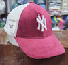 🧢 کلاه مخمل پشت تور NY