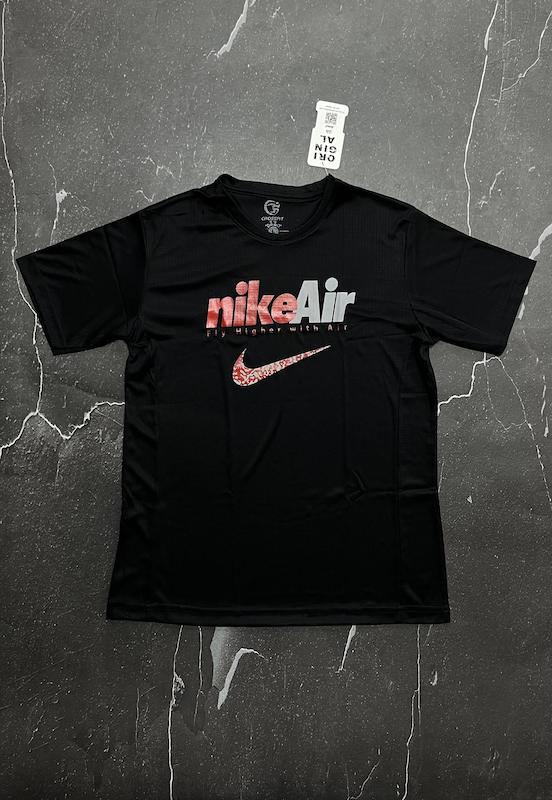 تیشرت نایک ایر با رنگ مشکی قرمز -  حراجی L