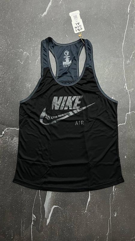 رکابی نایکی رنگ مشکی نوک مدادی حراجی- L