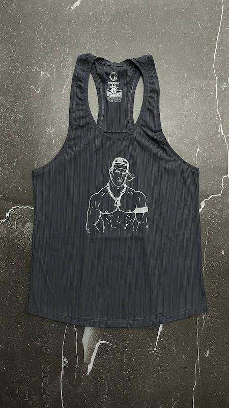 رکابی جان سینا رنگ نوک مدادی حراجی- L