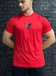 تیشرت راک با رنگ قرمز حراجی  - XL
