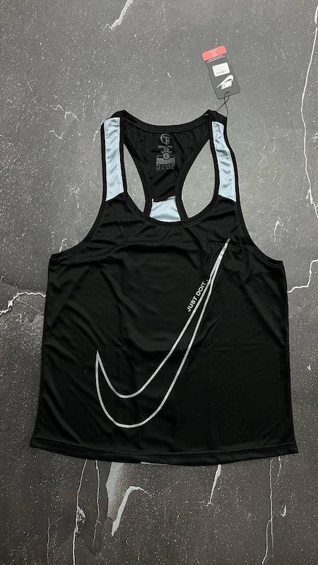 رکابی نایکی با رنگ مشکی طوسی حراجی- 2XL