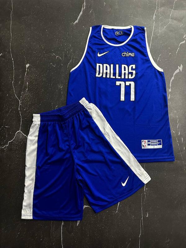 پکیج کد S2872 ست بسکتبالی شامل رکابی حلقه ای + شلوارک با تم آبی