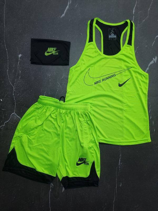 ست رکابی + شلوارک + اسکارف حراجی -XL