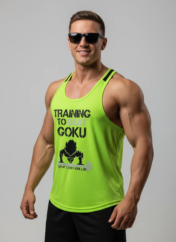 رکابی بدنسازی طرح انیمه با ۶ رنگ 🔥👌🏻