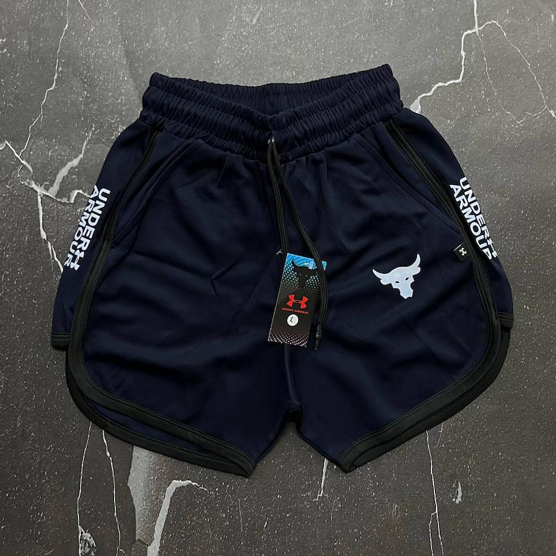 شلوارک راک با رنگ سرمه ای حراجی - L