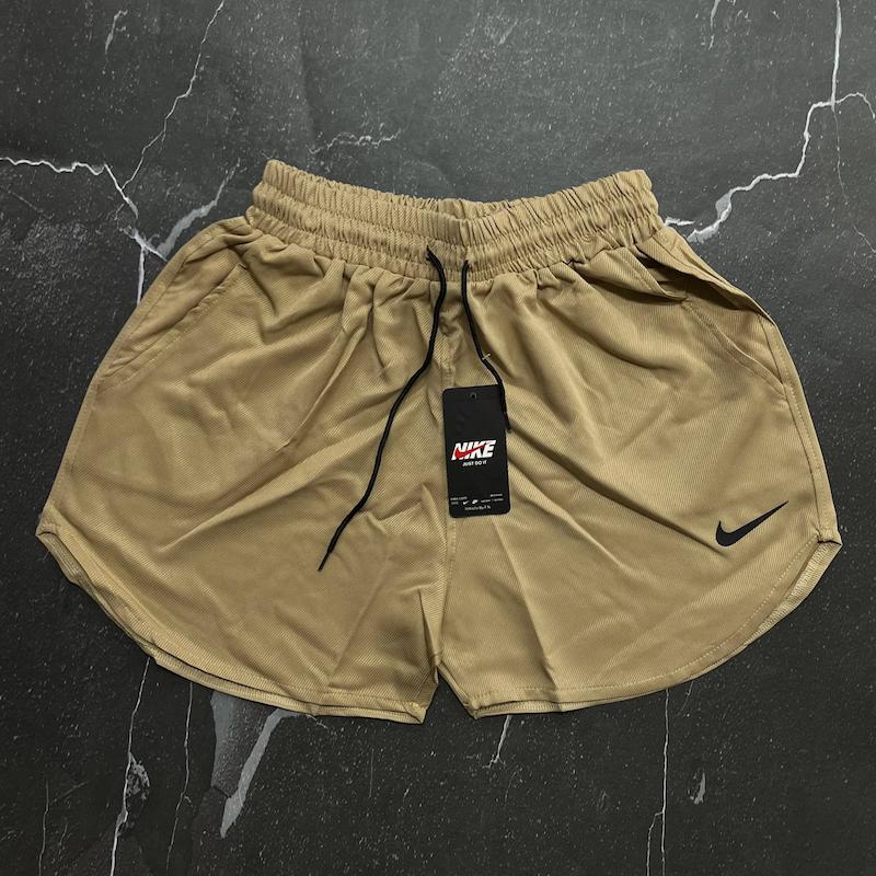 شلوارک نایکی با رنگ کرمی حراجی-2XL