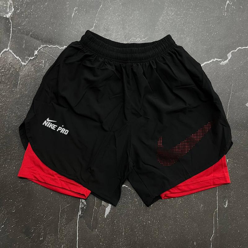 شلوارک کشاله دار راک با رنگ مشکی حراجی - 3XL-کپی