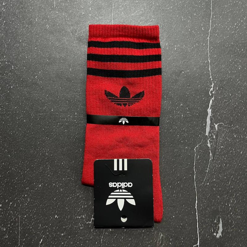 جوراب ساقدار آدیداس رنگ قرمز