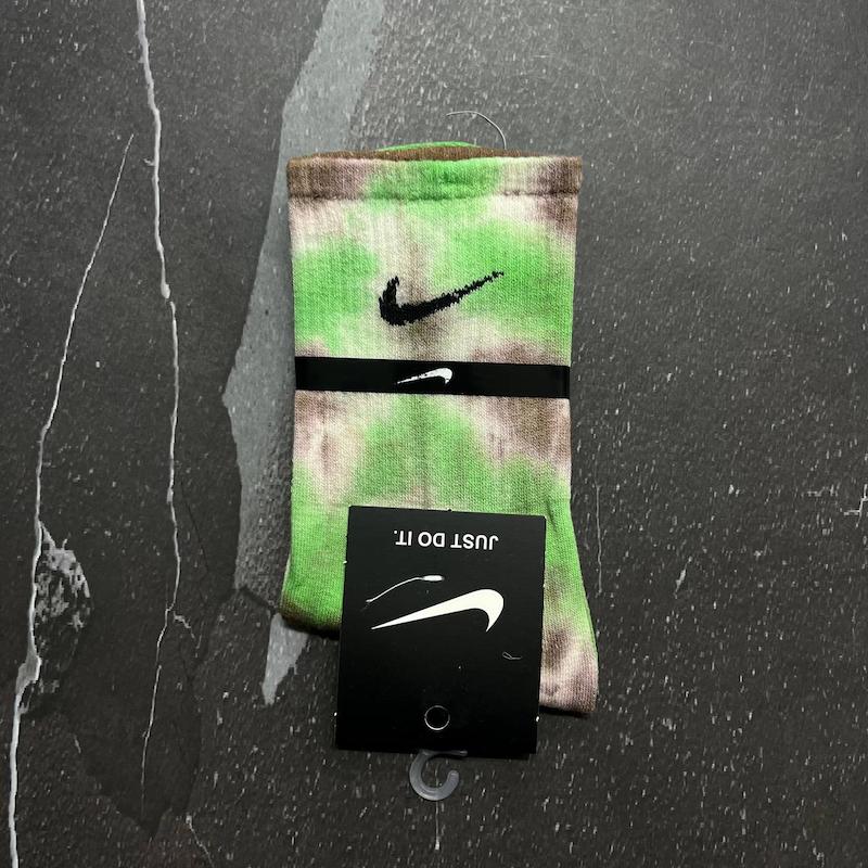 جوراب ساقدار نایکی آبرنگی سبز