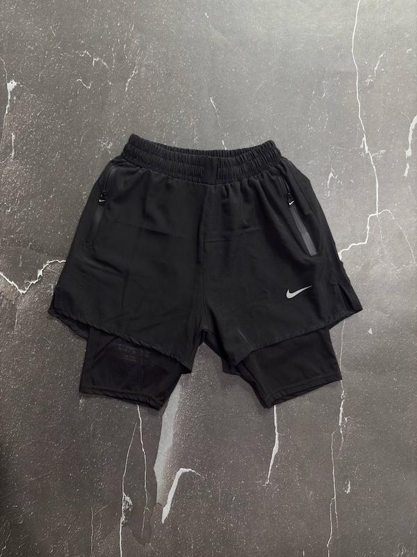 شلوارک کشاله دار نایکی با رنگ مشکی 🔥
