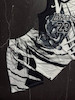 ست بسکتبالی وارداتی ( تایلندی ) طرح لیکرز با تم سفید مشکی شامل رکابی حلقه ای + شلوارک 🤍🖤  پکیج کد E2073