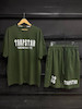 پکیج شامل تیشرت و شلوارک نخی در ۶ رنگ🤌🏻