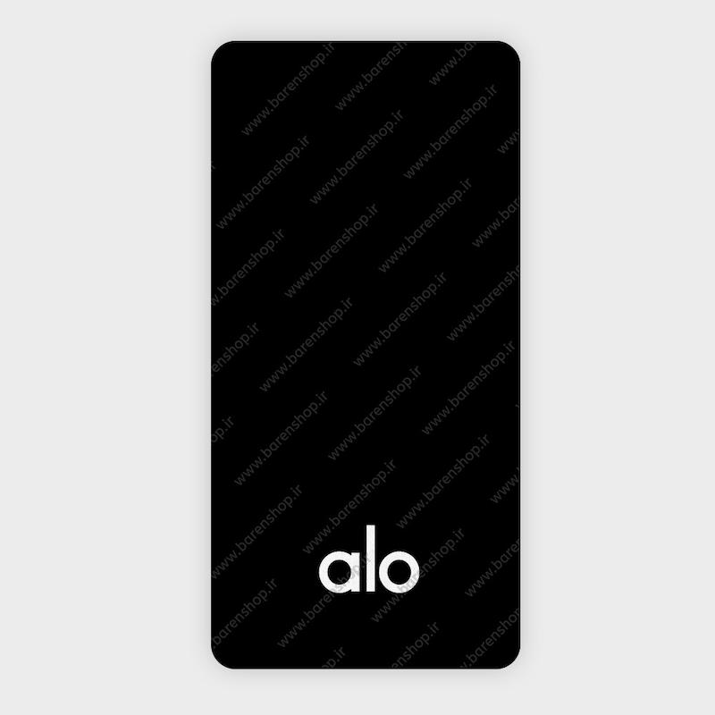 حوله باشگاهی طرح alo ساده مشکی