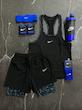 پکیج کد E2256 ست بدنسازی مردانه طرح نایک با تم مشکی چریکی🖤🔥  شامل رکابی قهرمانی + شلوارک کشاله دار + هدبند + جوراب ساقدار + شیکر دو تیکه + مچ بند چسب نانو 💪