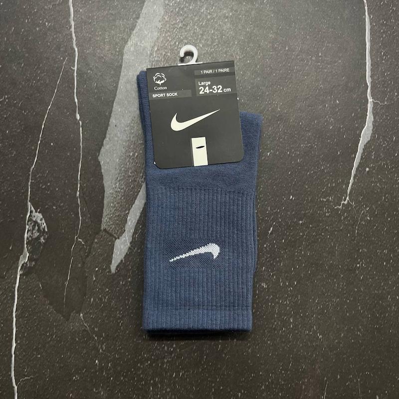 جوراب ساقدار سرمه ای نایکی