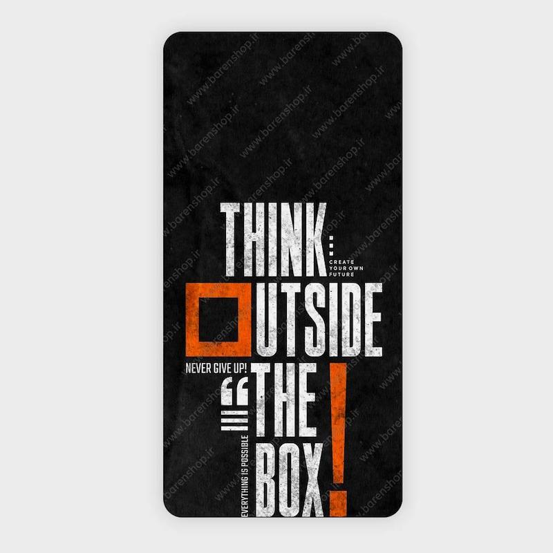 حوله باشگاهی طرح THINK OUTSIDE THE BOX
