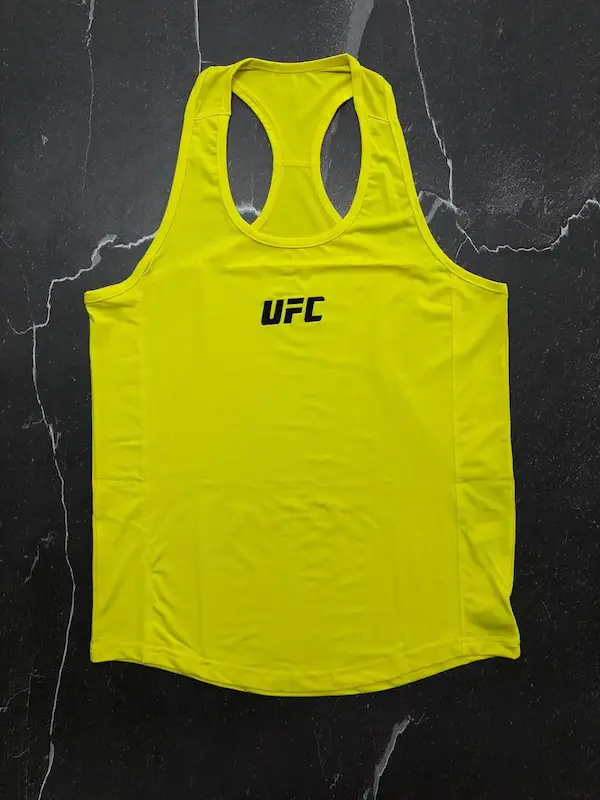 رکابی UFC با رنگ زرد حراجی- 2XL