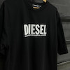 تیشرت diesel پارچه دو نخ با رنگ مشکی تک سایز حراجی - 2XL