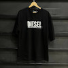 تیشرت diesel پارچه دو نخ با رنگ مشکی تک سایز حراجی - 2XL