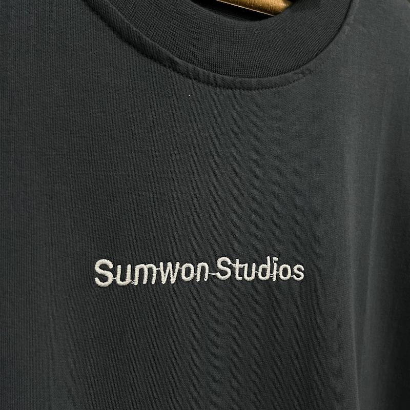 تیشرت sumwon studios پارچه دو نخ با رنگ نوک مدادی تک سایز حراجی - XL