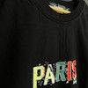 تیشرت paris پارچه دو نخ با رنگ مشکی تک سایز حراجی - 2XL