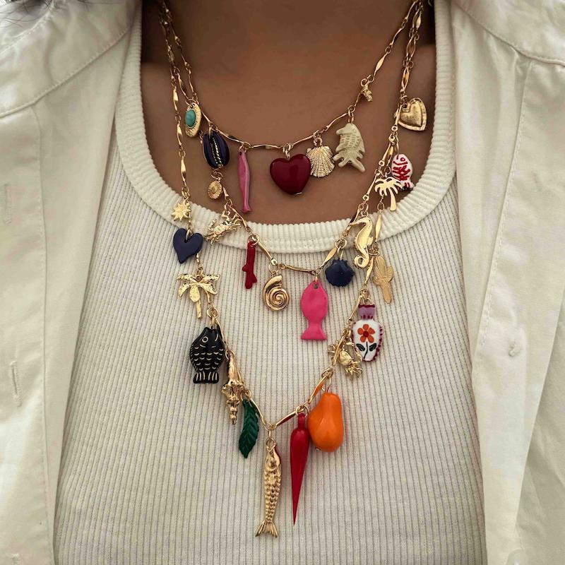 گردنبند سه رج زارا ساحلی